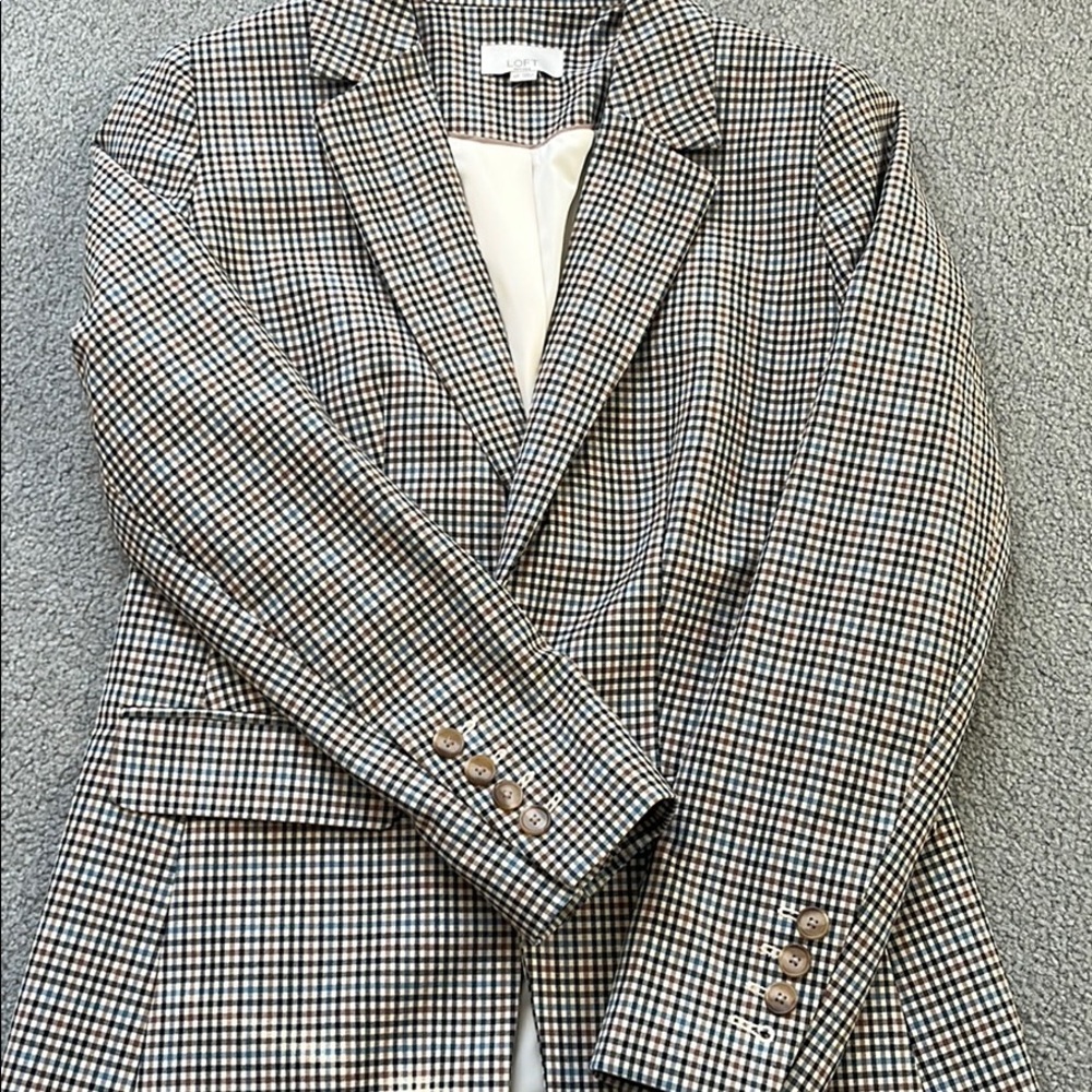 Checkered / plaid blazer 0P